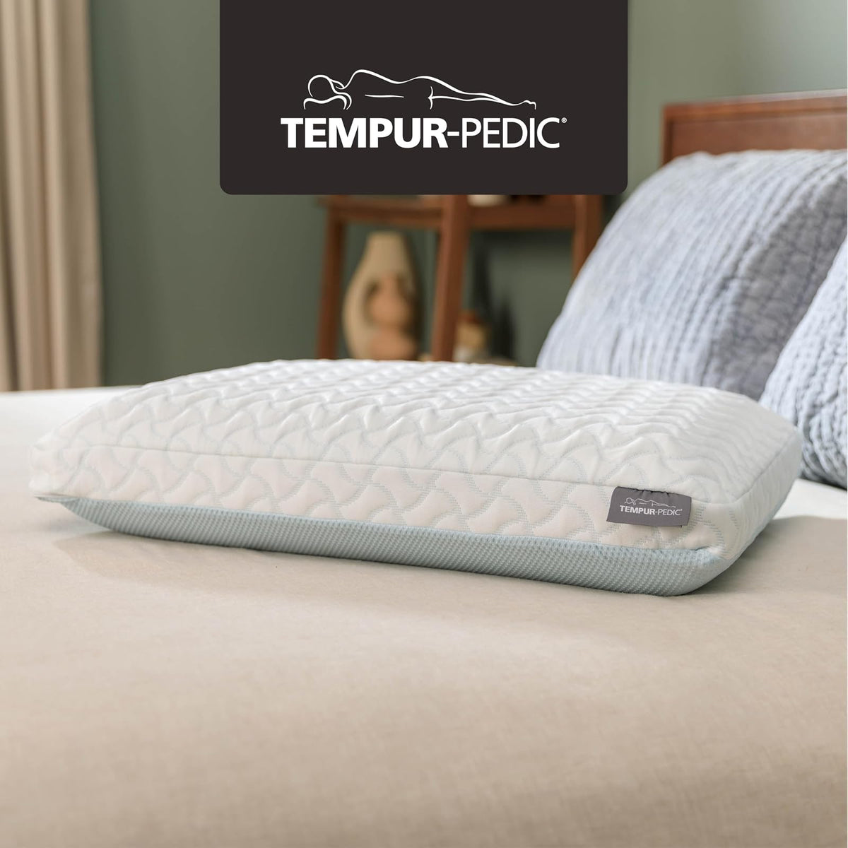 TEMPUR-Pedic TEMPUR-Cloud + Cooling, estándar, Pack de 2 Almohadas, estándar, Color Blanco, 2 Unidades