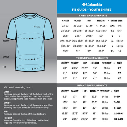 Columbia Playera de Manga Larga Terminal Tackle Camisa de Senderismo para Niños