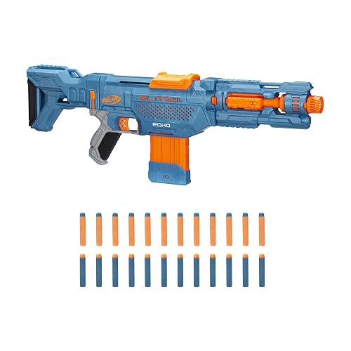 NERF Elite 2.0 Echo CS-10 Lanzador de Dardos Adaptable 24 Dardos