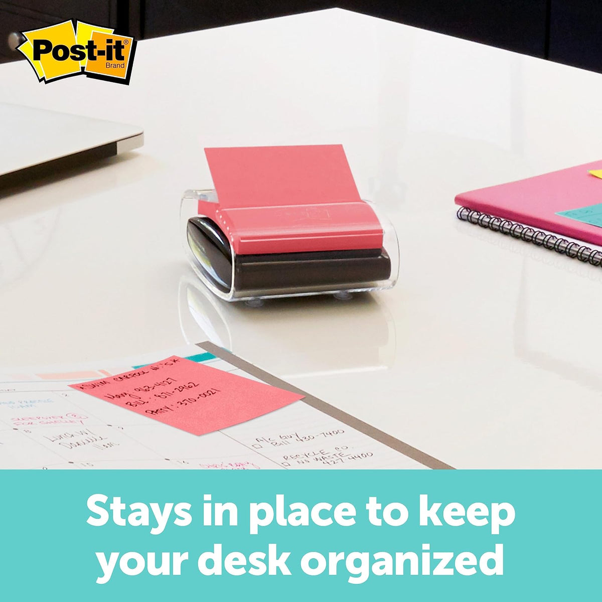 3M Post-it Dispensador de Notas Pop-Up, Negro (Modelo 330)