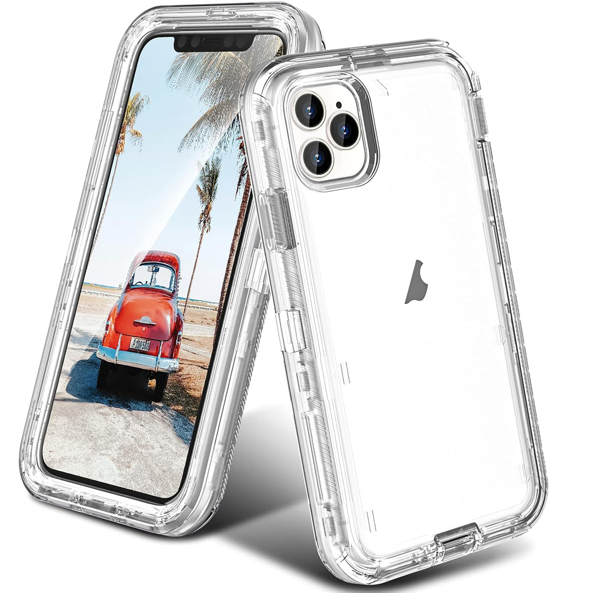 ORIbox - Funda Compatible con iPhone 13 Pro, Resistente a los Golpes, anticaídas, Transparente