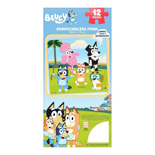 Novelty Televisa Rompecabezas Infantil Foam, Bluey