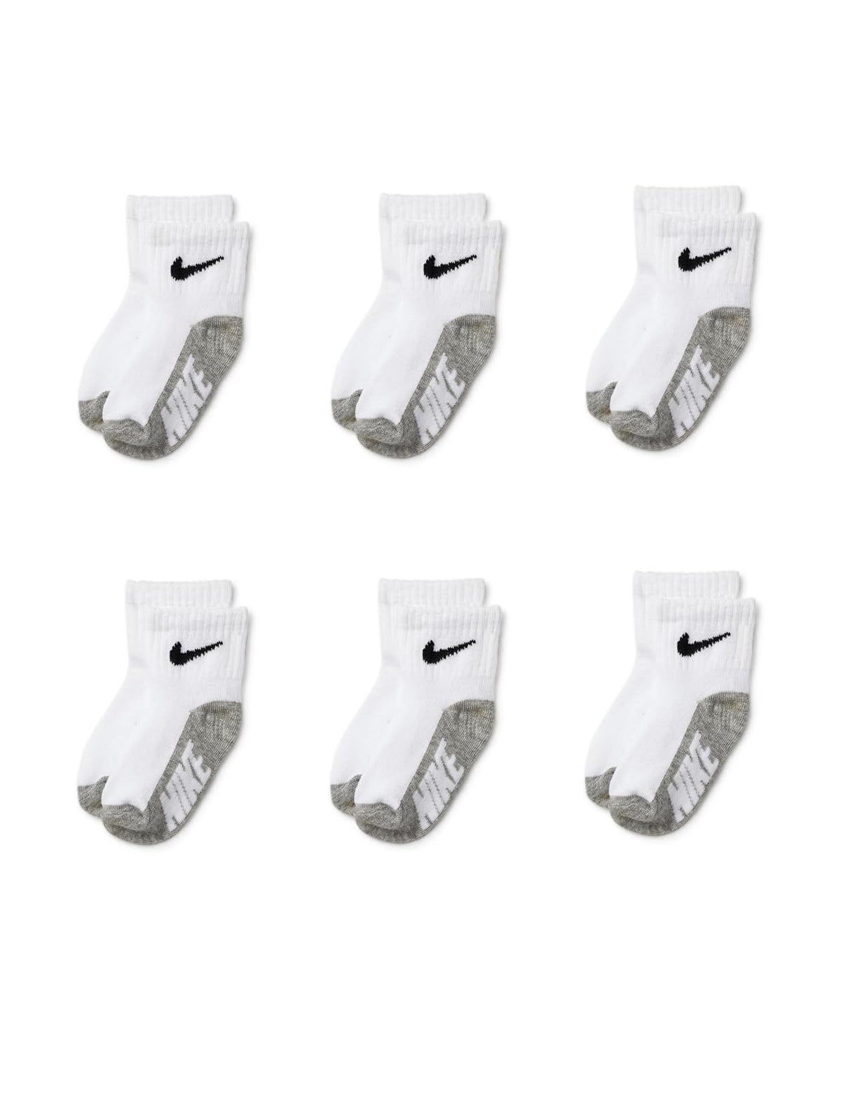 Nike Baby 6-pack Performance Socks Calcetines Unisex niños