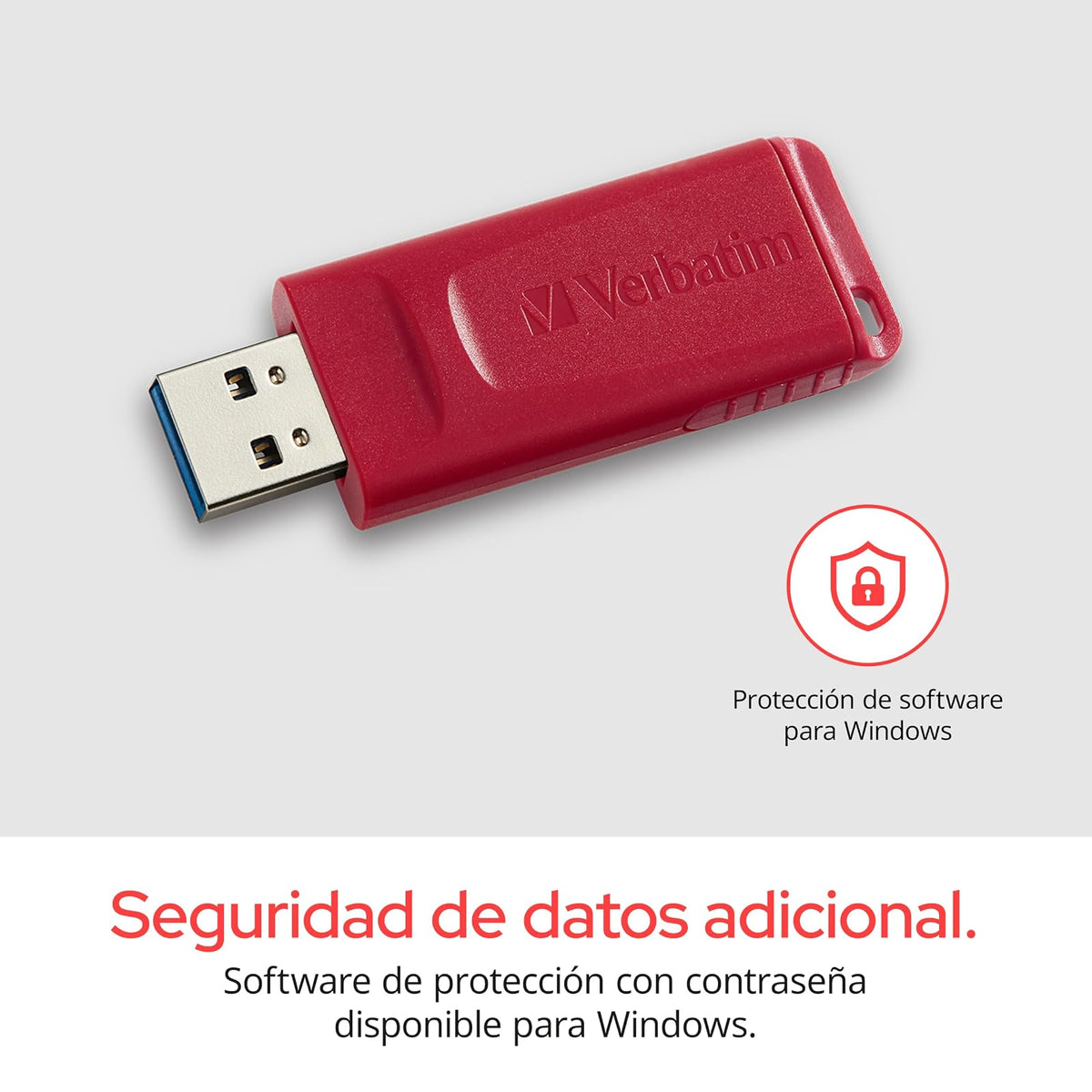 Verbatim Store 'n' Go Memorias USB 2.0 16 GB, Paquete de 3. | Diseño Retráctil sin Tapa.