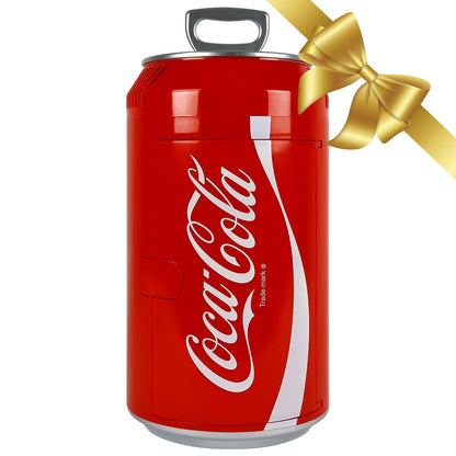 Koolatron CC06 Coca Cola Mini Enfriador de Latas | 8 can, negro rojo, 13 L, 14 cuartos