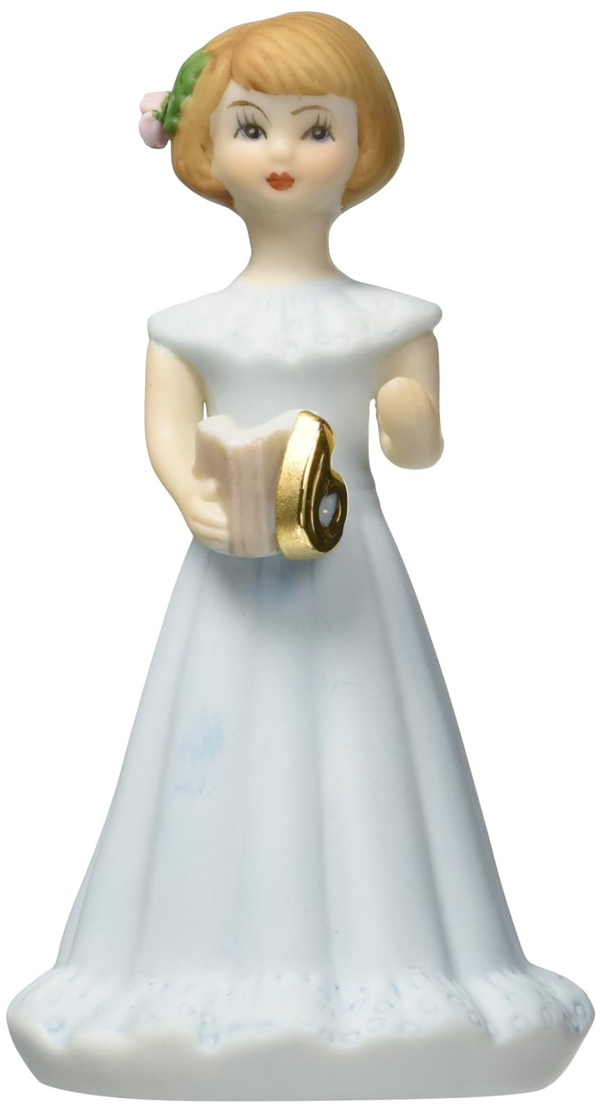 Enesco E9530 Growing up Girls from Brunette Age 6 Figurine 4 IN