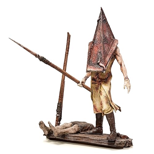 Numskull Silent Hill 2 Figura de pirámide roja 11.6 Pulgadas (29.5 cm) Replica Estatua Coleccionable - Producto Oficial Silent Hill - Edición Limitada