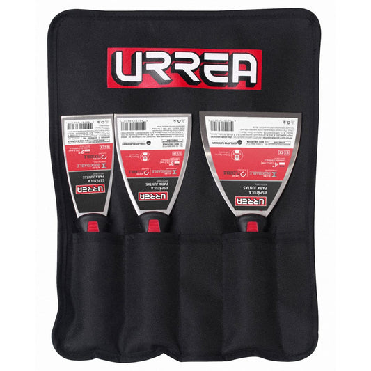 Urrea Herramientas 6500 x Juego de 3 Espátulas Flexibles de Acero Inoxidable
