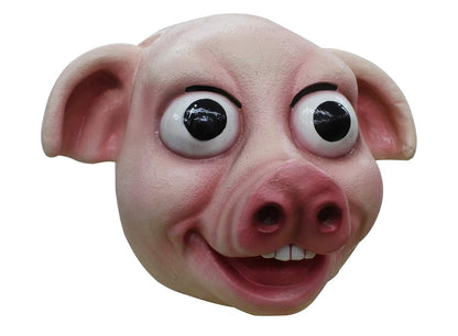 Máscara de Cerdito Divertida Disfraz de Puerco de Latex Cerdo de Caricatura Mascarilla de Cochino por Ghoulish Productions