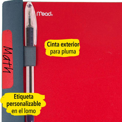 Five Star Cuaderno de 3 materias, 150 hojas, 1 paquete