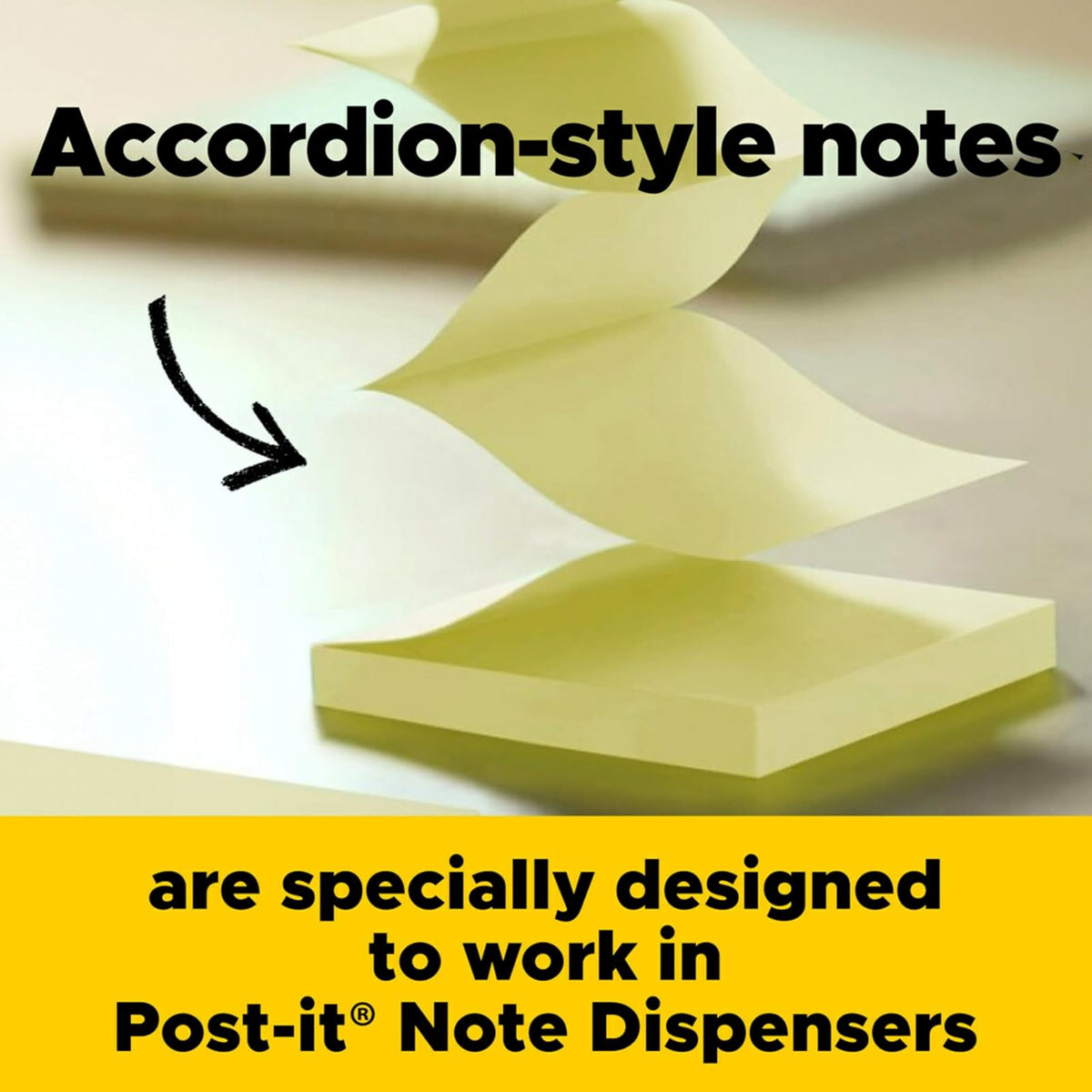 Post-it Pop-up Notes Jaipur Collection | 3 x 3 pulgadas, amarillo y verde