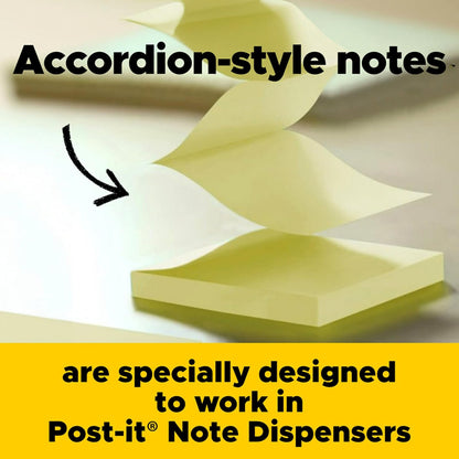 Post-it Pop-up Notes Jaipur Collection | 3 x 3 pulgadas, amarillo y verde