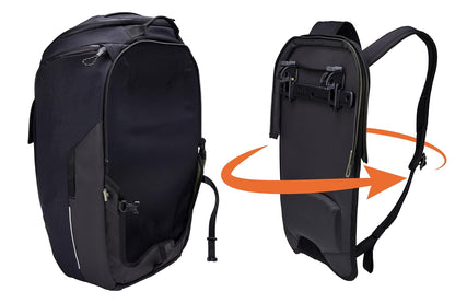 Thule Paramount Alforja Híbrida 26L | Convertible en Mochila de Bicicleta