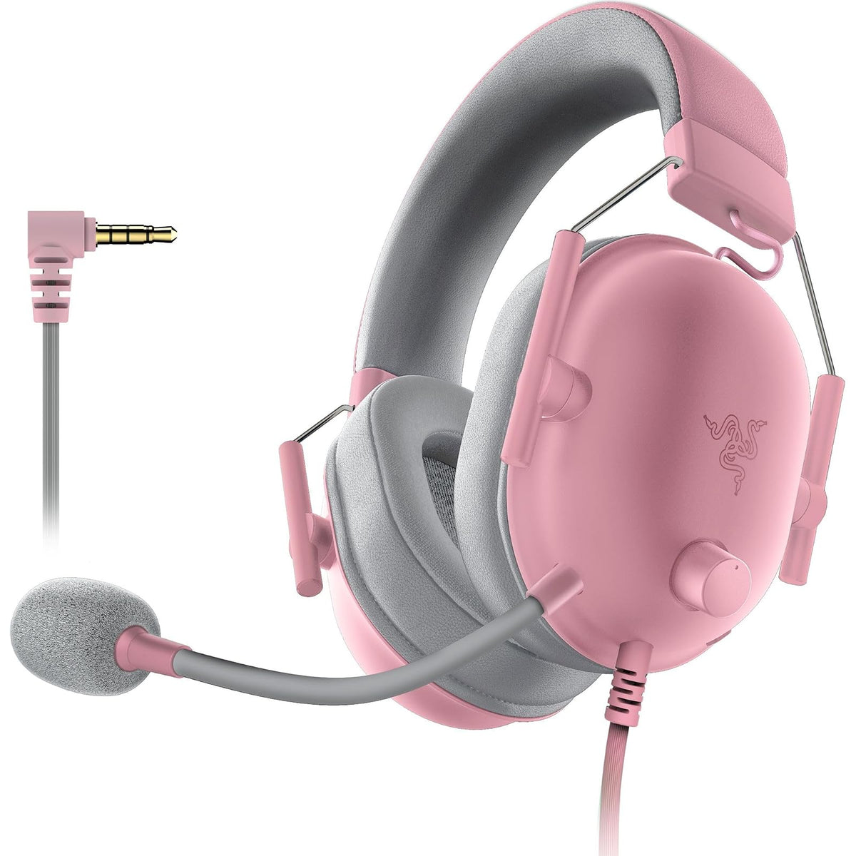 Razer BlackShark V2X Audífonos Gaming con Cable 3.5 mm - Quartz - 3.5 mm - Auriculares PlayStation