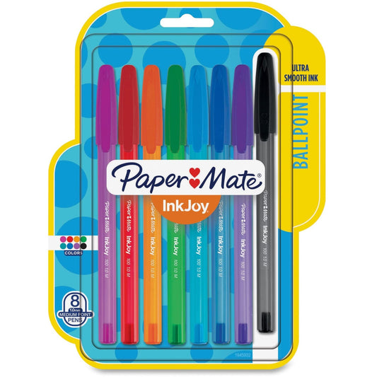 Paper Mate InkJoy - Bolígrafo, Bolígrafo, Variados, 8 unidades