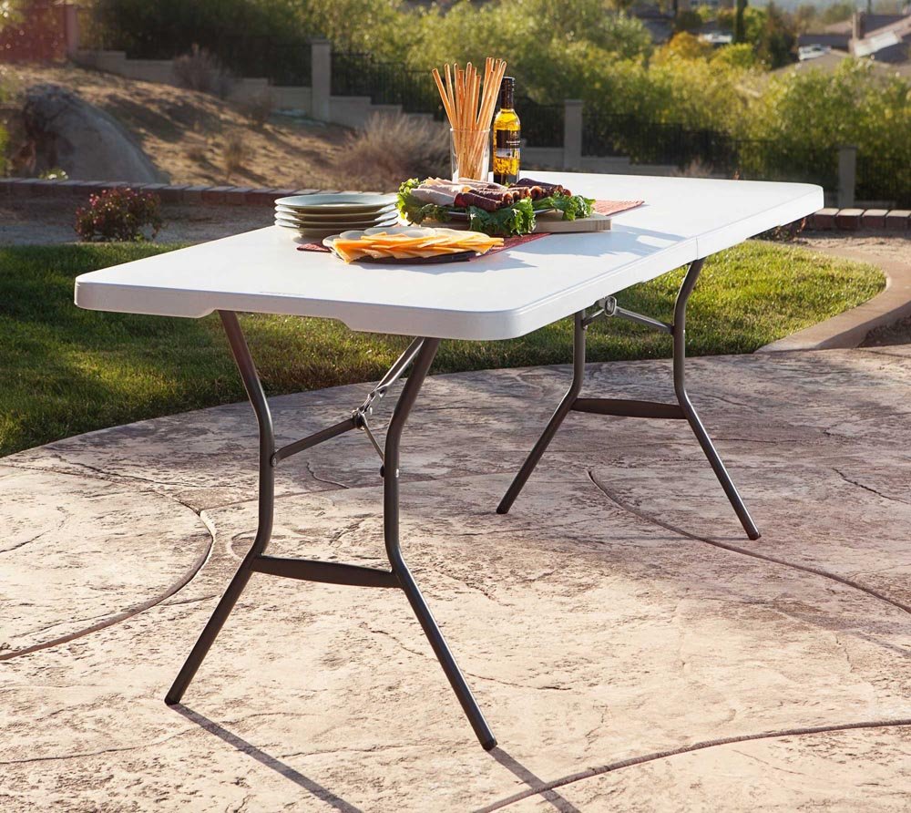 LIFETIME 25011 Mesa Plegable, 6 Pies
