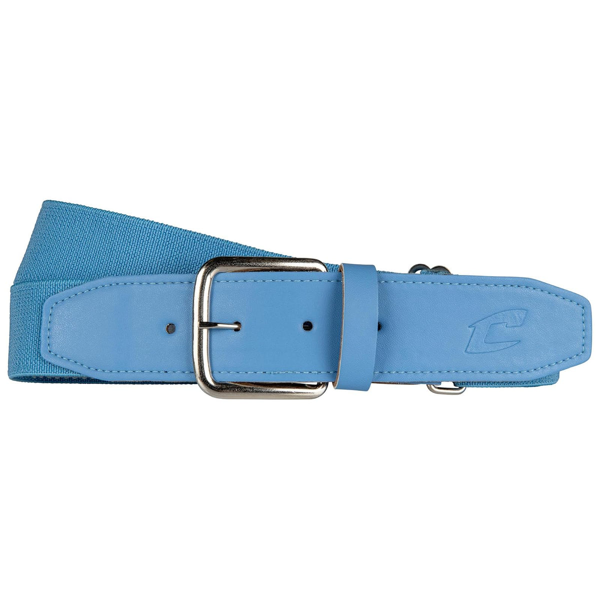 Champro cinturón elástico de béisbol con pestaña sintética de 3.8 cm - Youth 1-1 - 4" - Azul claro