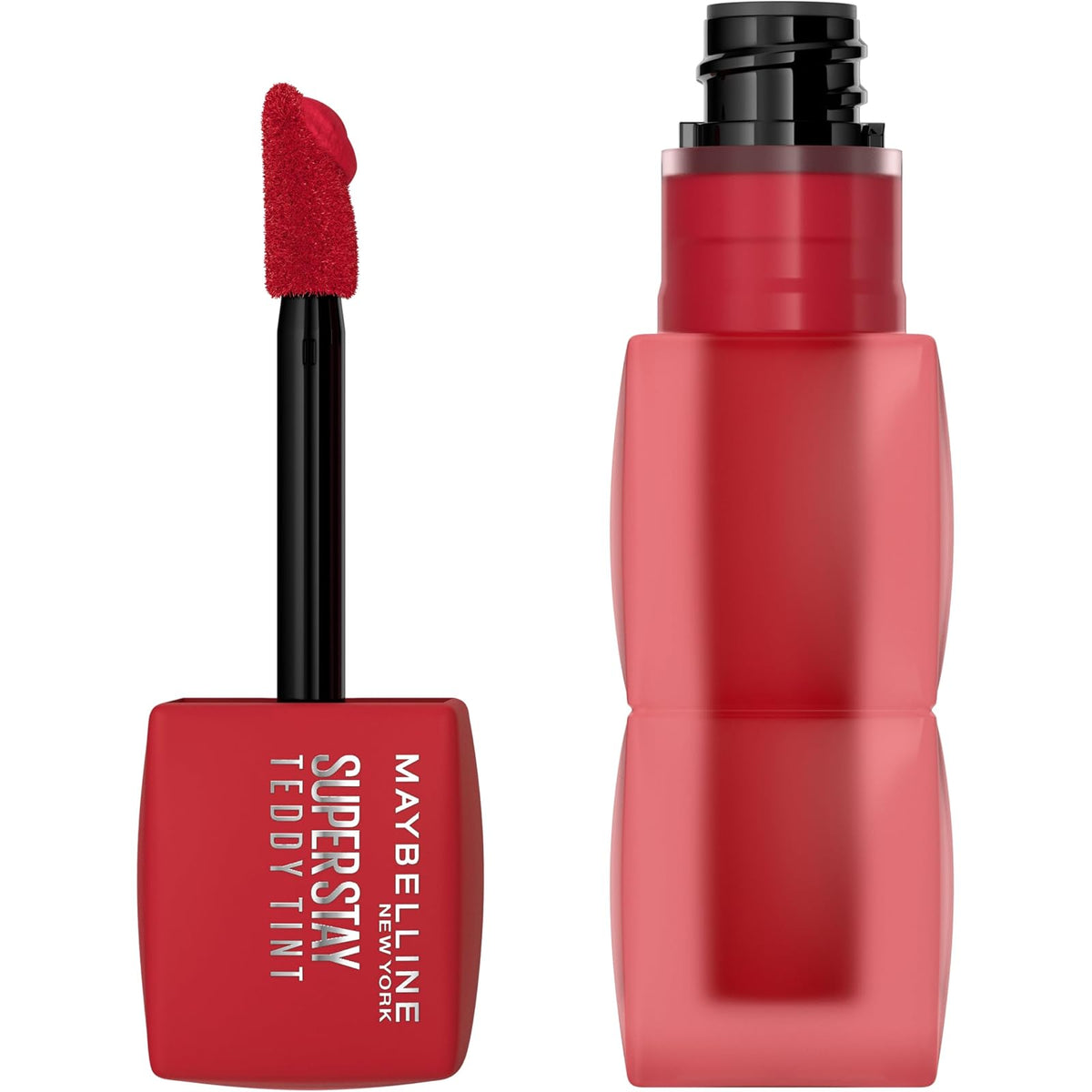 Maybelline Super Stay Teddy Tint Tinta para Labios Mate, 5 ml - Tono Tomato Girl