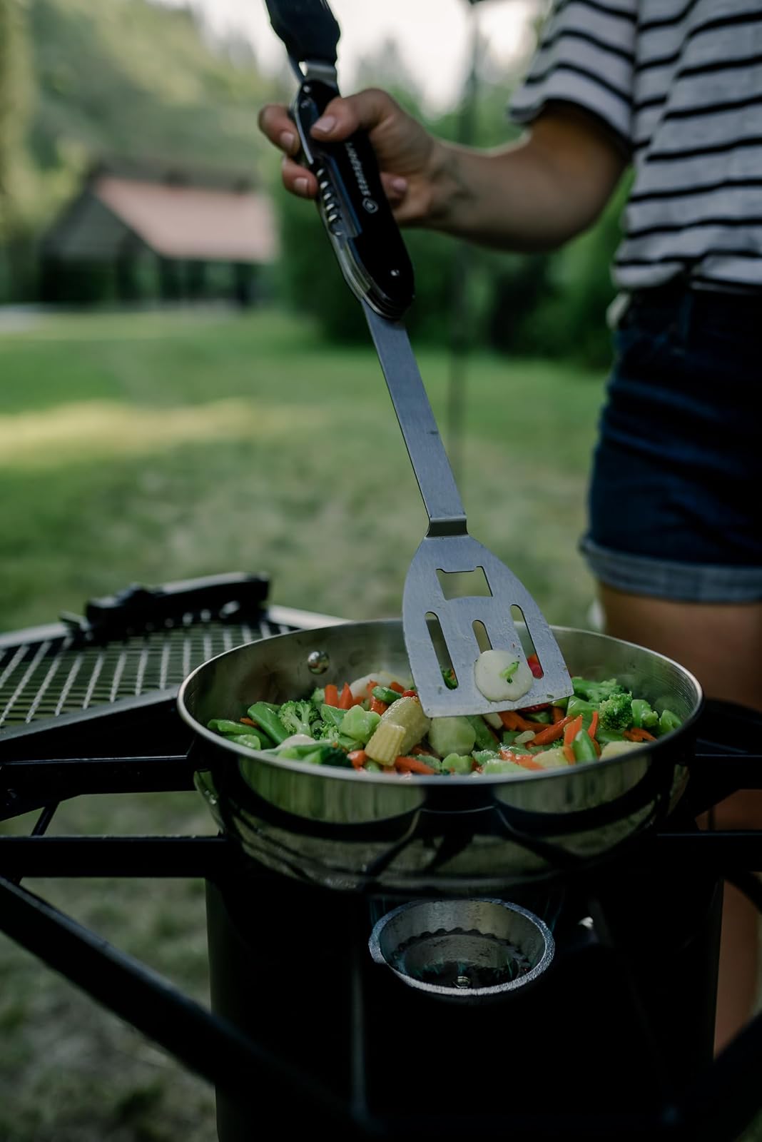 Stansport - Juego de Cocina de Acero Inoxidable