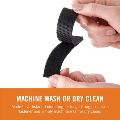 Tiras fuertes para coser de la marca VELCRO | 8 juegos, negro | 2.5 x 1 pulgada