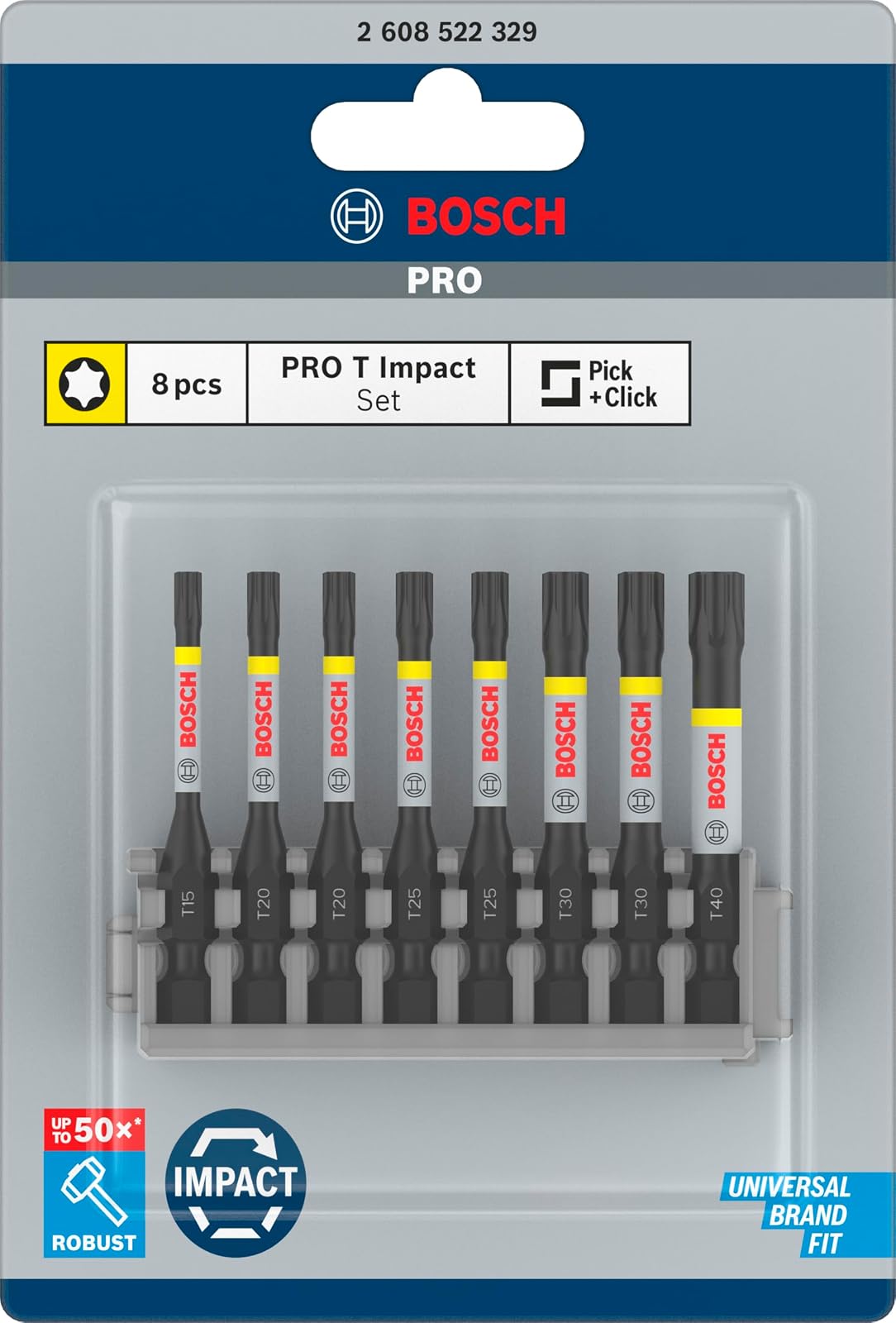 Bosch 8 puntas PRO Torx Impact 55mm