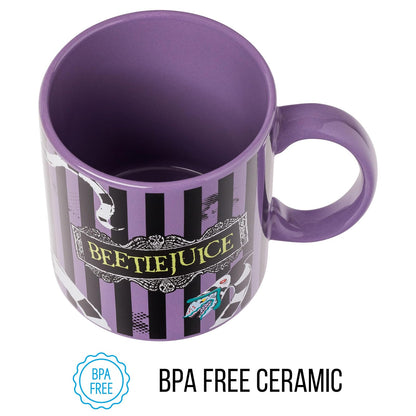 Silver Buffalo Beetlejuice Sandworm, taza de cerámica, 567 g | 0,59 litros