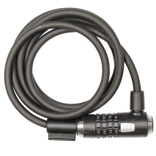 Kryptonite KryptoFlex - Cable de Bloqueo para Bicicleta, 6 pies de Largo, 10 mm de Grosor, Resistente Cable de Acero Trenzado antirrobo, Cerradura de Seguridad para Equipos al Aire última