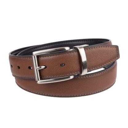 Dockers Reversible Casual Belt with Comfort Stretch Cinturón Hombre