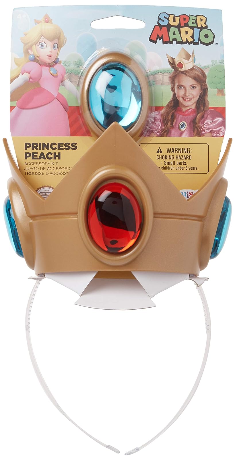 Disguise Princess Peach Crown and Amulet