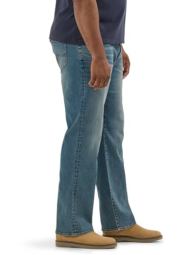 Lee Jeans Rectos relajados Big & Tall Extreme Motion Jeans para Hombre | Cintura 38-64, tallas XL-6XLT, Maverick, diseñada exclusivamente para hombres grandes y altos