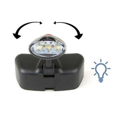 Carson Pro Series Magnivisor Deluxe Lupa con Luz LED Y 4 Lentes Diferentes (1,5X, 2X, 2,5X, 3X)- Negro (CP-60)