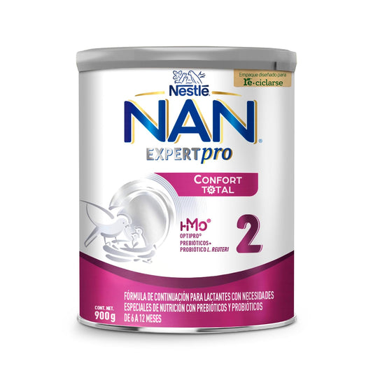NAN 2 Expert Pro Confort Fórmula de Continuación 6-12 meses Lata 900 g