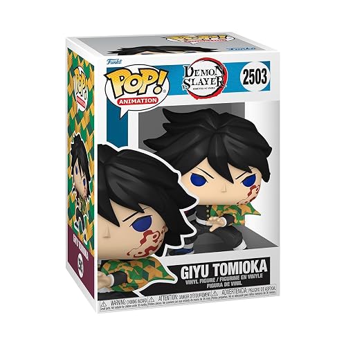 Funko Pop! Animation: Demon Slayer - Giyu | Mercancía Oficial - Figura de Vinilo Coleccionable para Decoración - Regalo de Cumpleaños para Fans