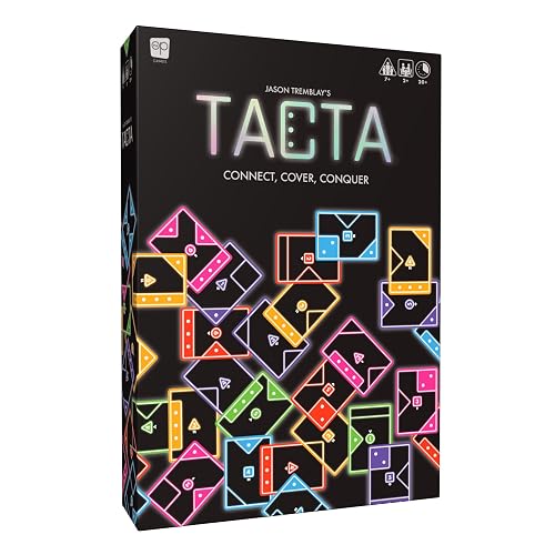 USAopoly TACTA Juego de Cartas, Estrategia Rápida y Divertida para 2 o más Jugadores, Edad Recomendada 8+