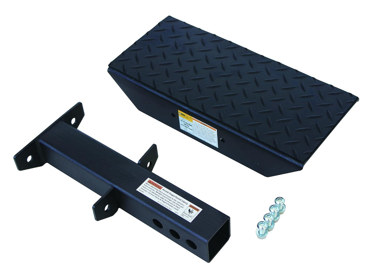 MAXXHAUL 50609 Escalón de Enganche de Acero para Receptor de 2 Pulgadas para SUV, Camioneta, Caravana, Negro