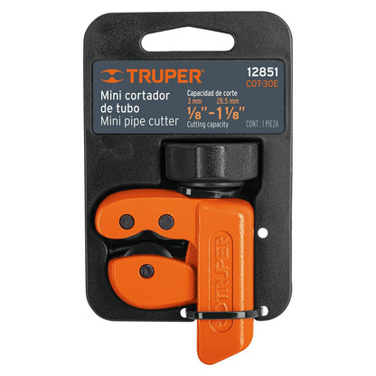 Truper COT-30E, Cortador de tubo de cobre, hasta 1-1/8"(30 mm)