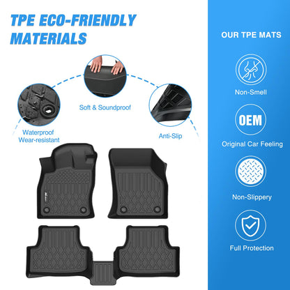 Nilight TPE - Alfombrillas para Volkswagen VW Golf MK7 (Not for R GTI) 2015 2016 2017 2018 2019 2020 2021, para Todo Tipo de Clima, Revestimiento de Piso Resistente