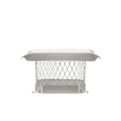 Shelter SCSS1313 - Tapa de chimenea de acero inoxidable, 9" x 9", Acero inoxidable