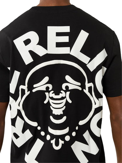 True Religion - Playera de Manga Corta para Hombre, diseño gráfico Casual