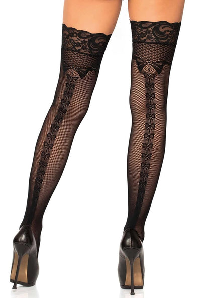 Leg Avenue Women's Lace Top Thigh High