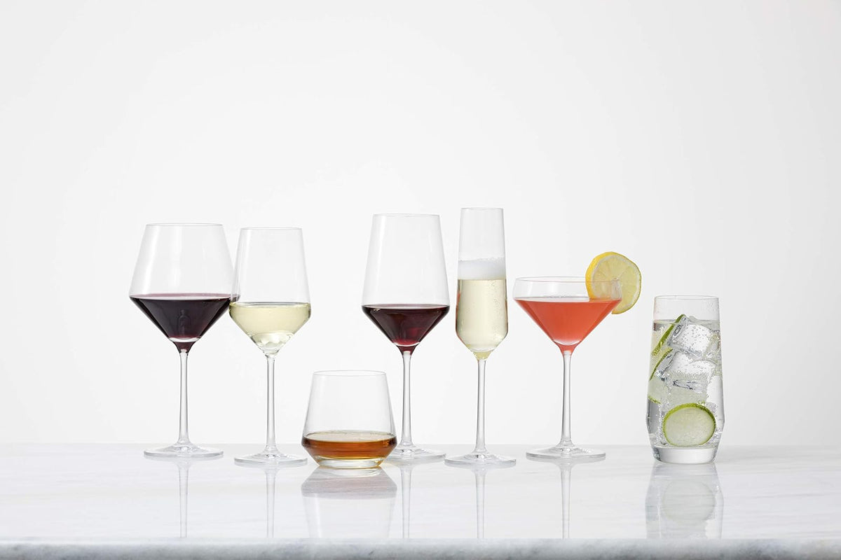 Schott Zwiesel Tritan Crystal Glass Stemware Pure Collection Burgundy, 23.4-Ounce, Set of 6