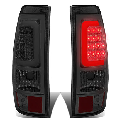 DNA Motoring TL-CSIL03-LED-3D-BK-SM Luz Trasera LED 3D para Silverado 2003-2006 y Sierra 2007, Negro/Ahumado - Humo - TLCSIL03LED3DCHSM