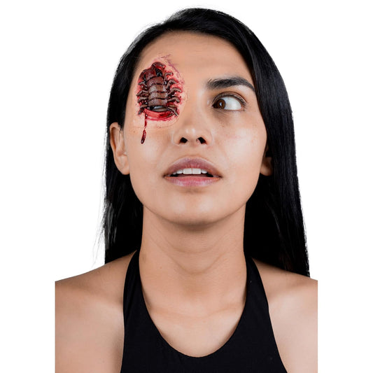 Ghoulish Productions Aplicaciones De Látex Centipede Digging, Efectos para Cosplay Ciempiés en el Ojo FX para Disfraz, Protesis de Ojo lastimado ideal para Disfraz Halloween y Fiestas Temáticas
