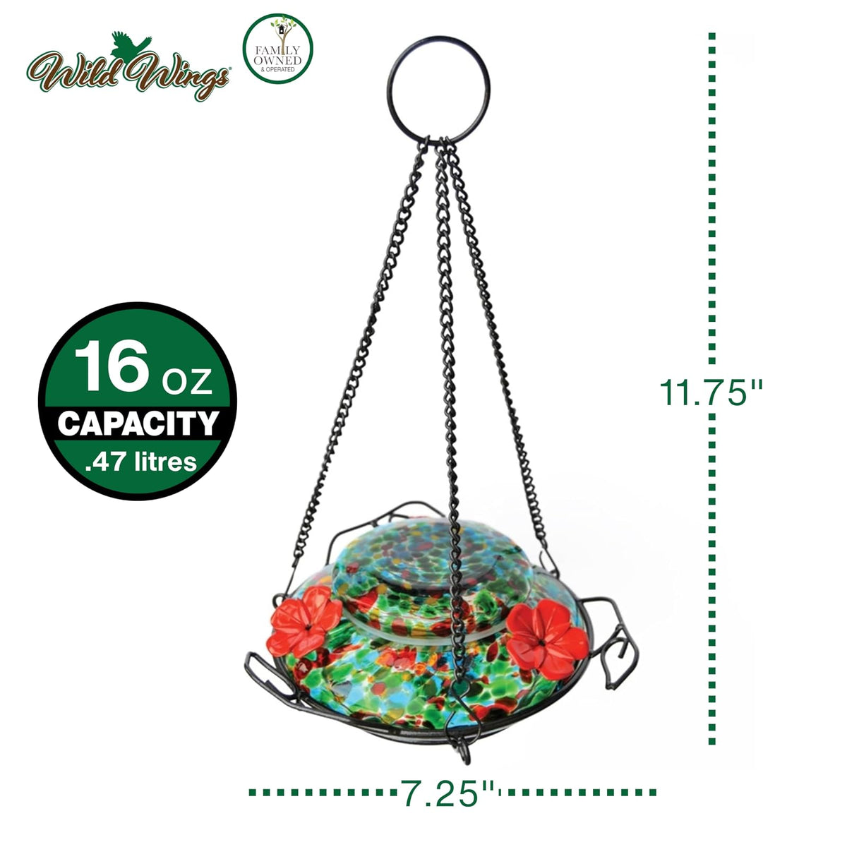 Nature's Way Brid Products WWGHF1 - Comedero para colibríes
