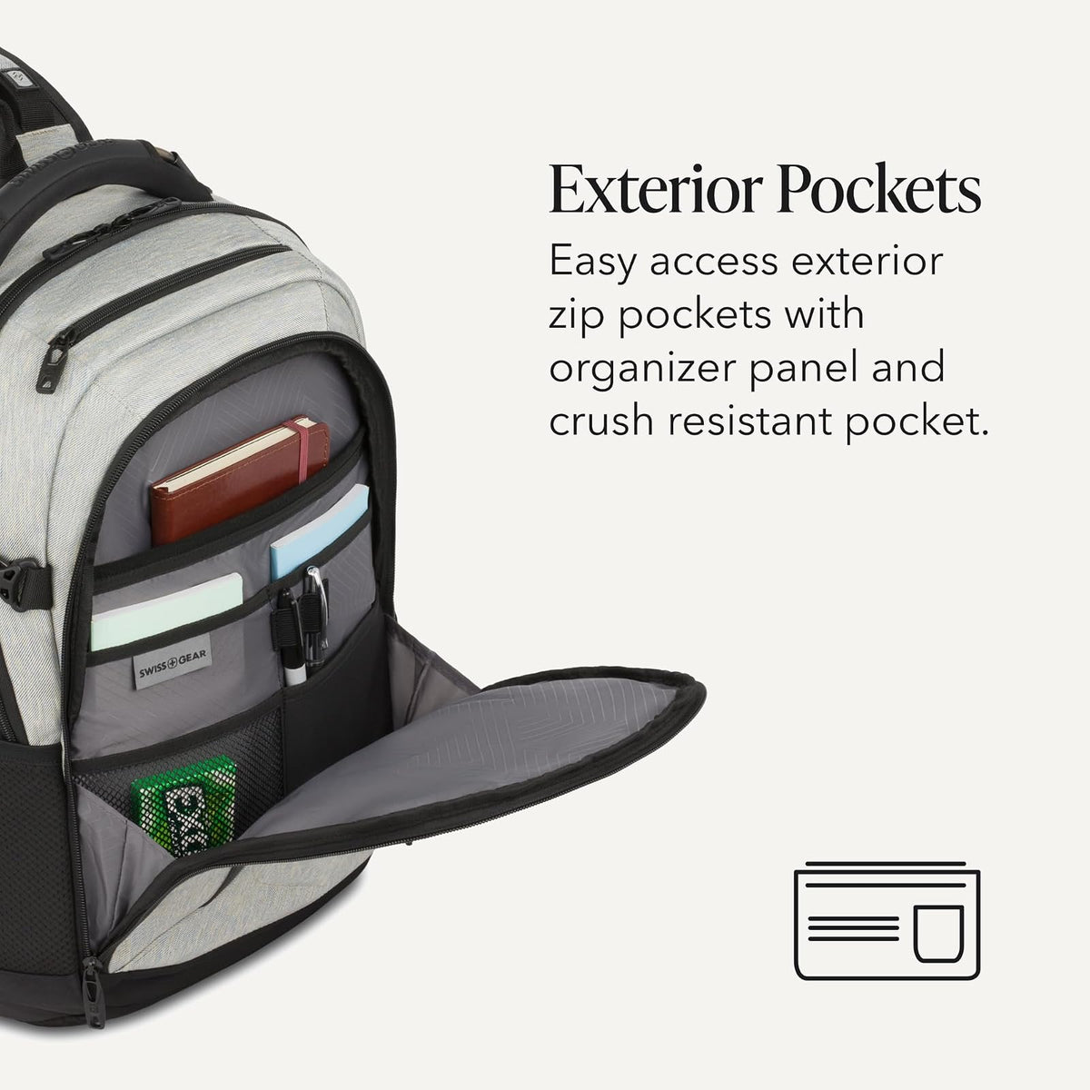 SwissGear Travel Tech Pro Scansmart Laptop Backpack Mochila para portátil Unisex adulto