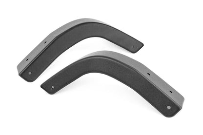 Rough Country Solapas de Lodo Delanteras y Traseras para Chevrolet Silverado 1500 2019-2025, ABS Tri-Blend Servicio Pesado 13002