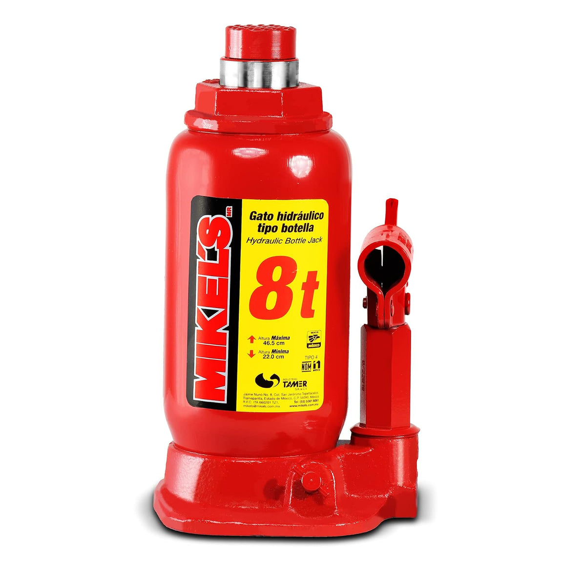 Mikel's GH-8 Gato Hidráulico de Botella con Tornillo de Extensión 8 T
