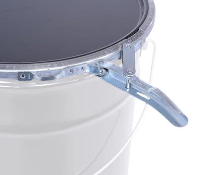 Vestil LID-STL-LL Steel Lever Lock Pail Lid, for 5 gallon, Black