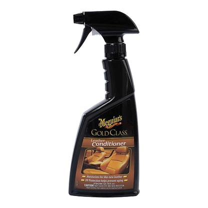 Meguiar's Oficial Gold Class Acondicionador De Piel G18616 473 ml | Desvanecimiento y secado: mantiene su aspecto y sensación nueva