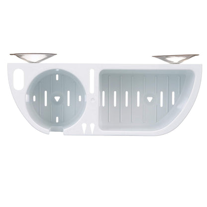 SEACHOICE Cruisin' Caddy - Organizador para Barcos, Bebidas y Objetos, Resistente a los Rayos UV, Color Blanco